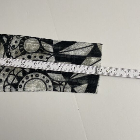 FunSport Women’s S Floral Abstract Tunic Lagenlook Long Sleeve Artsy Boho - Picture 10 of 12